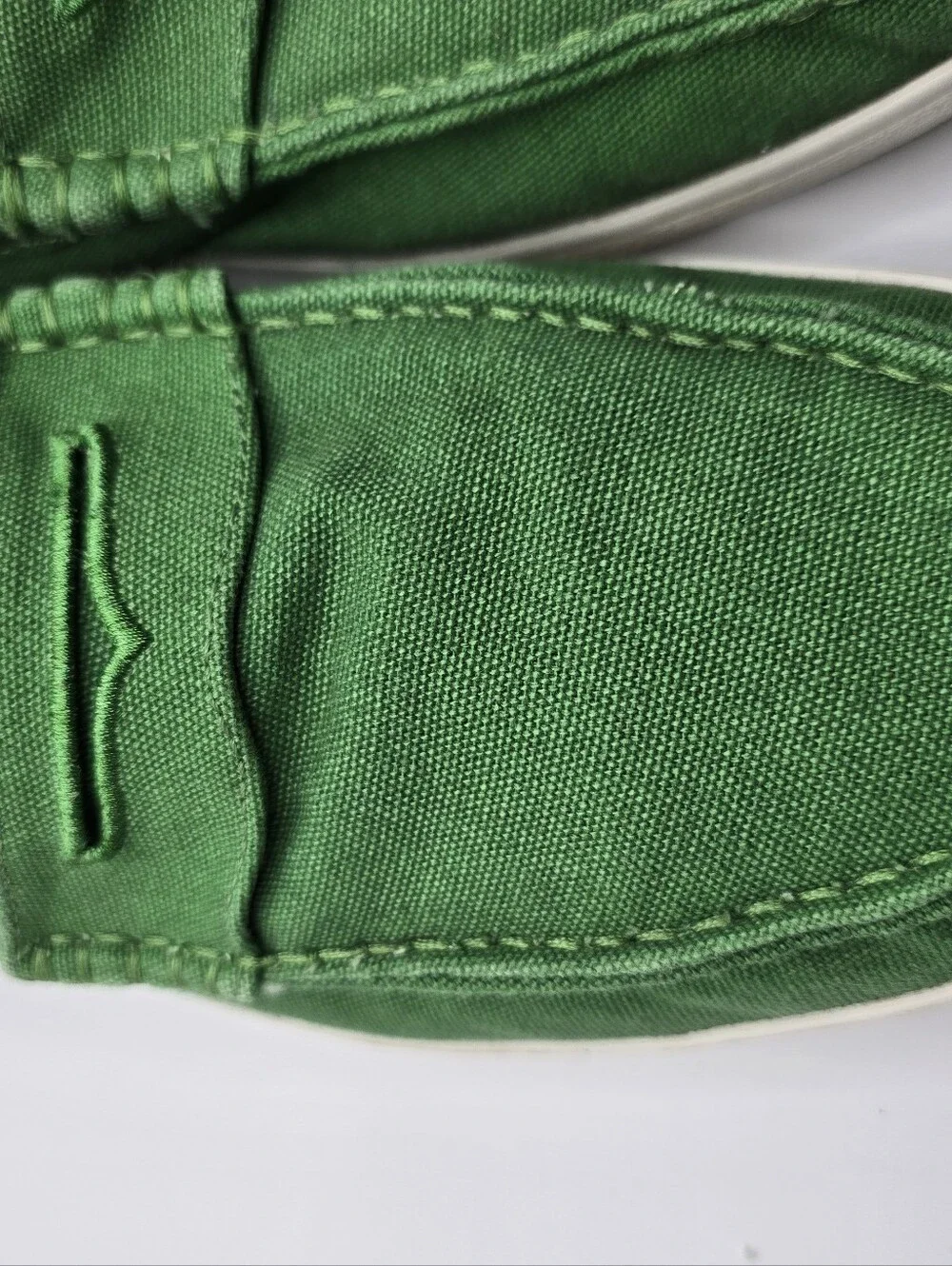 Cole Haan Green Canvas Penny Loafers/boat Shoes. Gently Worn. Preppy. Mens 12